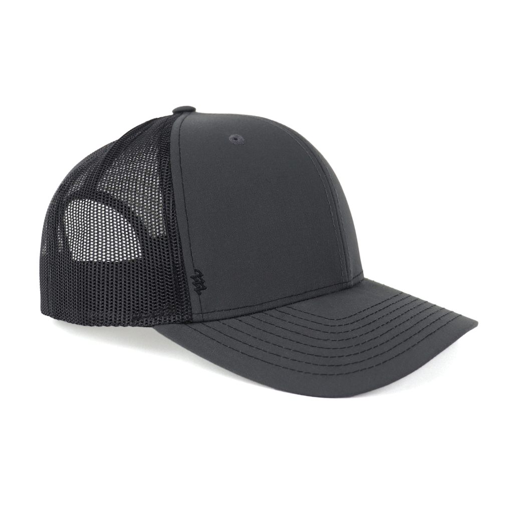 48-Hour Zusa Charcoal/Black Open Road Trucker Cap