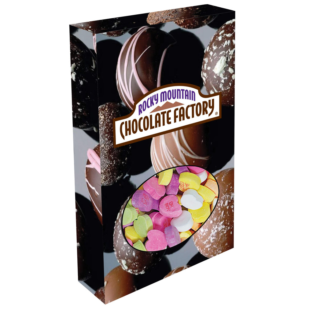 Hit White Conversation Hearts Candy Box