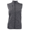 48-Hour Zusa Women's Light Grey Heather Midtown Fleece Vest