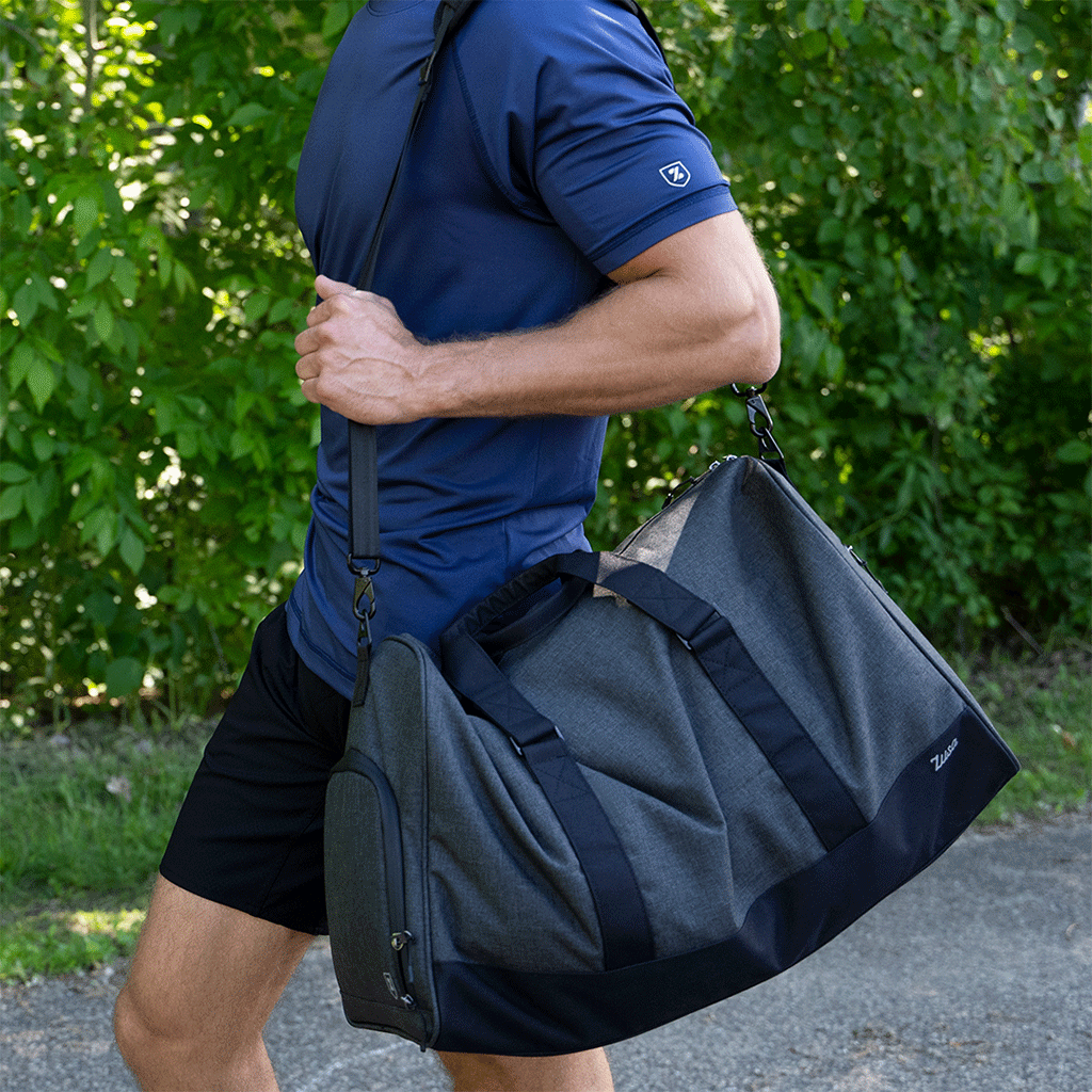 48-Hour Zusa Black Heather Weekender Duffel