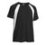 Expert Men's Black/White Raglan Colorblock Tee