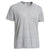 Expert Men's Heather Grey Short Sleeve Natural Feel Jersey Crew