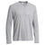 Expert Men's Heather Grey Long Sleeve Natural Feel Crew Neck