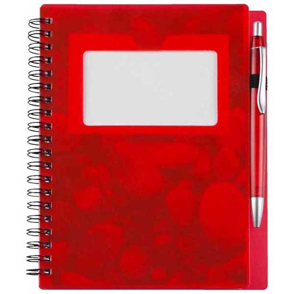 Gold Bond Bedrock Red Business Card Stone Paper Notebook