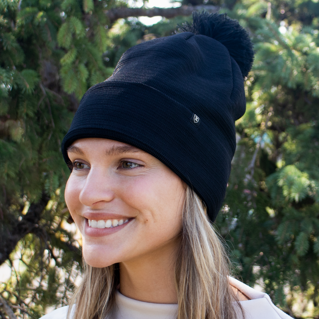 48-Hour Zusa Black Hyland Knit Beanie