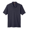 Harriton Men's Navy 6 oz. Ringspun Cotton Pique Short-Sleeve Polo