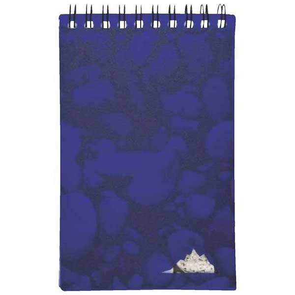 Gold Bond Inc Pebble Blue 3-1/2" x 5" Stone Paper Jotter