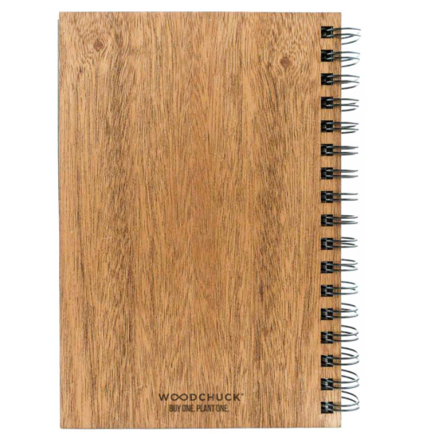 Woodchuck USA Mahogany Spiral Journal