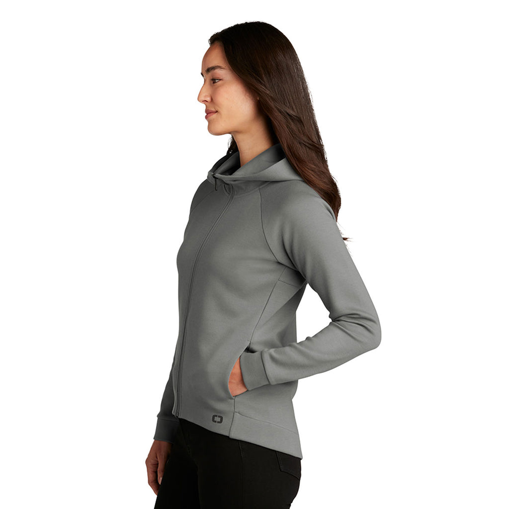 OGIO Women's Turbo Grey Bolt Full Zip Hoodie