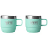 YETI Seafoam Rambler 6 oz Stackable Mug (2 Pack)